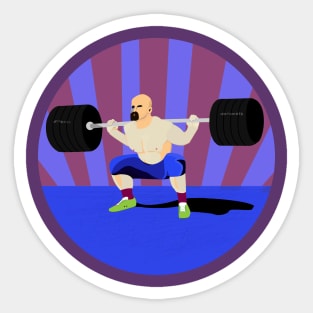 Powerlifter Sticker